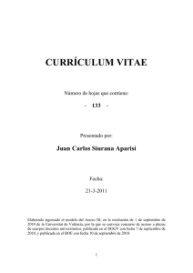 currículum vitae - Universitat de València