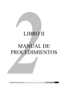 libro ii manual de procedimientos