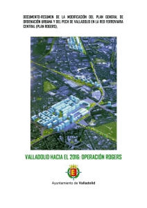 Plan - Ayuntamiento de Valladolid