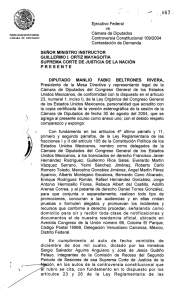 Ejecutivo Federal - Suprema Corte de Justicia de la Nación