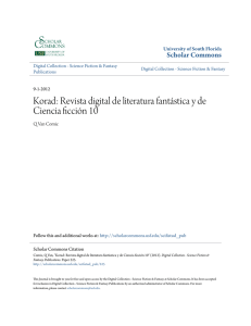 Korad: Revista digital de literatura fantÃ¡stica y de Ciencia ficciÃ³n 10
