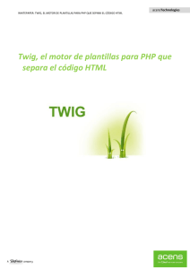 Twig, el motor de plantillas para PHP que separa el código
