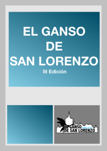 EL GANSO DE SAN LORENZO II edición