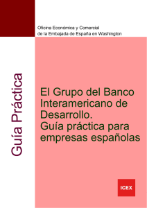 El Grupo del Banco Interamericano de Desarrollo. Guía práctica