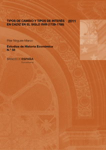 Tipos de cambio y tipos de interés en Cádiz en el siglo XVIII