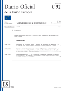Comunicación de la Comisión relativa a Directrices de