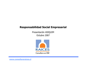 Responsabilidad Social Empresarial