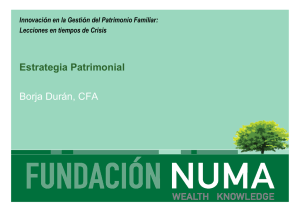 Estrategia Patrimonial Borja Durán, CFA