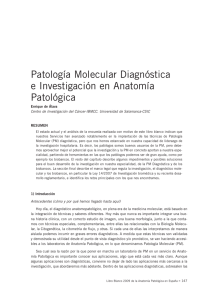 Patología Molecular Diagnóstica e Investigación en Anatomía
