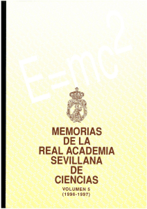 Volumen 5 Año 1996 - 1997 - Real Academia Sevillana de Ciencias