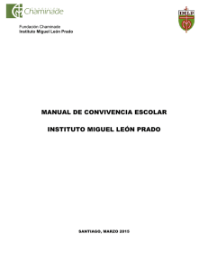 Manual de Convivencia 2015 - Instituto Miguel León Prado