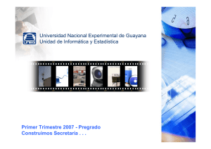 Universidad Nacional Experimental de Guayana Unidad de
