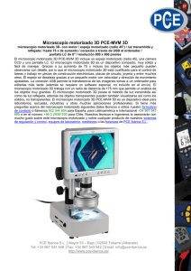 Microscopio motorizado 3D PCE-MVM 3D