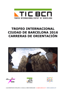 trofeo internacional ciudad de barcelona 2016 carreras de orientación