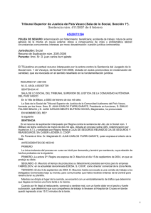 TSJ País Vasco. Sentencia Nº 411. 6 Febrero 2007