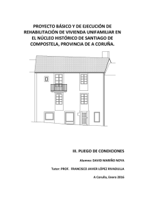 PROYECTO BÁSICO Y DE EJECUCIÓN DE REHABILITACIÓN DE