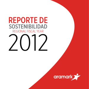 Reporte de Sostenibilidad 2012