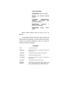 SDF-JE-0176-2015 - Tribunal Electoral del Poder Judicial de la