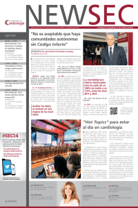 NEWSEC PRINT, 31 de octubre - Sociedad Española de Cardiología