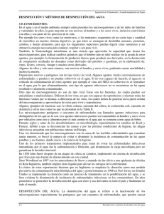 DESINFECCIÓN Y MÉTODOS DE DESINFECCIÓN DEL AGUA 5.0