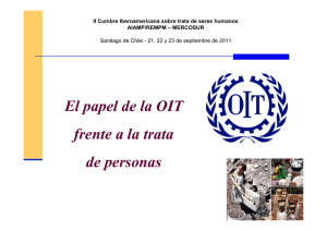 Presentación OIT. II Cumbre contra la Trata de Personas
