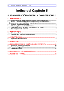 5. Administración Ggeneral y Competencias