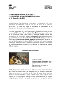 PROGRAMA IBERDROLA MUSEO 2015 PRESENTACIÓN DE LAS