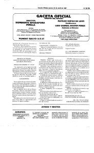Resolución General 012-87 de 1 de abril de 1987