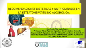 Recomendaciones dietéticas y nutricionales en la
