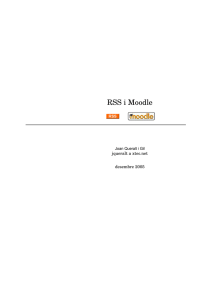 RSS i Moodle