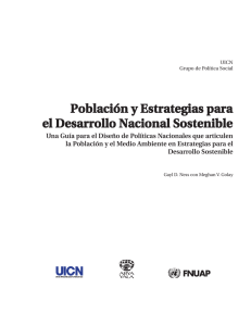 Población y Estrategias para el Desarrollo Nacional Sostenible