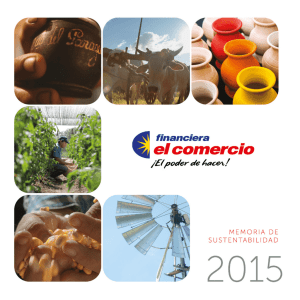 2015 - Financiera El Comercio