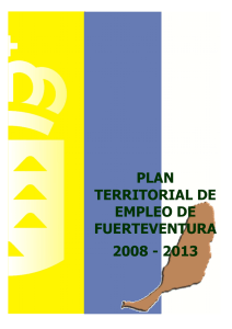 plan territorial de empleo de fuerteventura 2008 - 2013