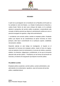 UNIVERSIDAD DE CUENCA Autor: Byron Fernando Vásquez