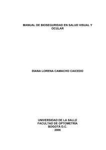 manual de bioseguridad en salud visual y ocular diana lorena