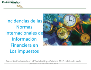 normas tributarias - Universidad Externado de Colombia