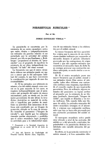 p arasistolia auricular - Sociedad Argentina de Cardiología