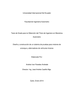 Universidad Internacional Del Ecuador Facultad de Ingeniería