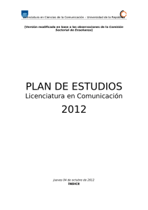 Plan de Estudios LICOM 2012