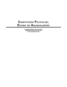 constitución política del estado de aguascalientes