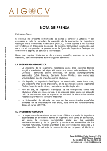 nota de prensa - Universidad de Alicante