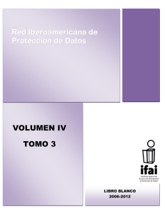 VOLUMEN IV TOMO 3 Red Iberoamericana de Protección de