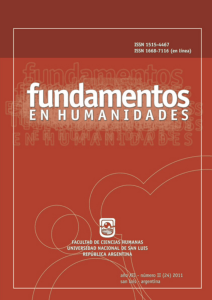 2011 : 24 - Revista Fundamentos en Humanidades