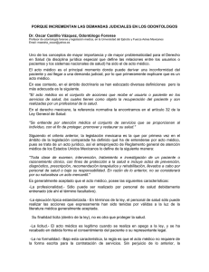 PORQUE INCREMENTAN LAS DEMANDAS JUDICIALES EN LOS