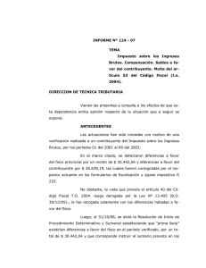 Provincia de Buenos Aires - Compensacion de saldos a favor en