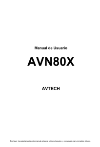 Manual de Usuario AVN80X - Login Page