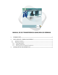 manual de de transferencia bancaria de nóminas