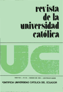 Revista 38 - Pontificia Universidad Católica del Ecuador