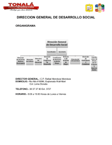 DIRECCION GENERAL DE DESARROLLO SOCIAL