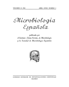 Vol. 15 núm. 2 - Sociedad Española de Microbiología